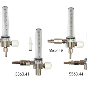 Flowmetru O2 30 l/min, cu conectare DIN