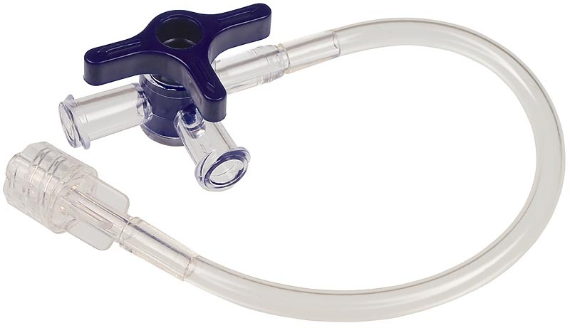 Prelungitor cu robinet 3 căi, 12 cm