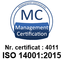 Certificat ISO 14001:2015 — management de mediu